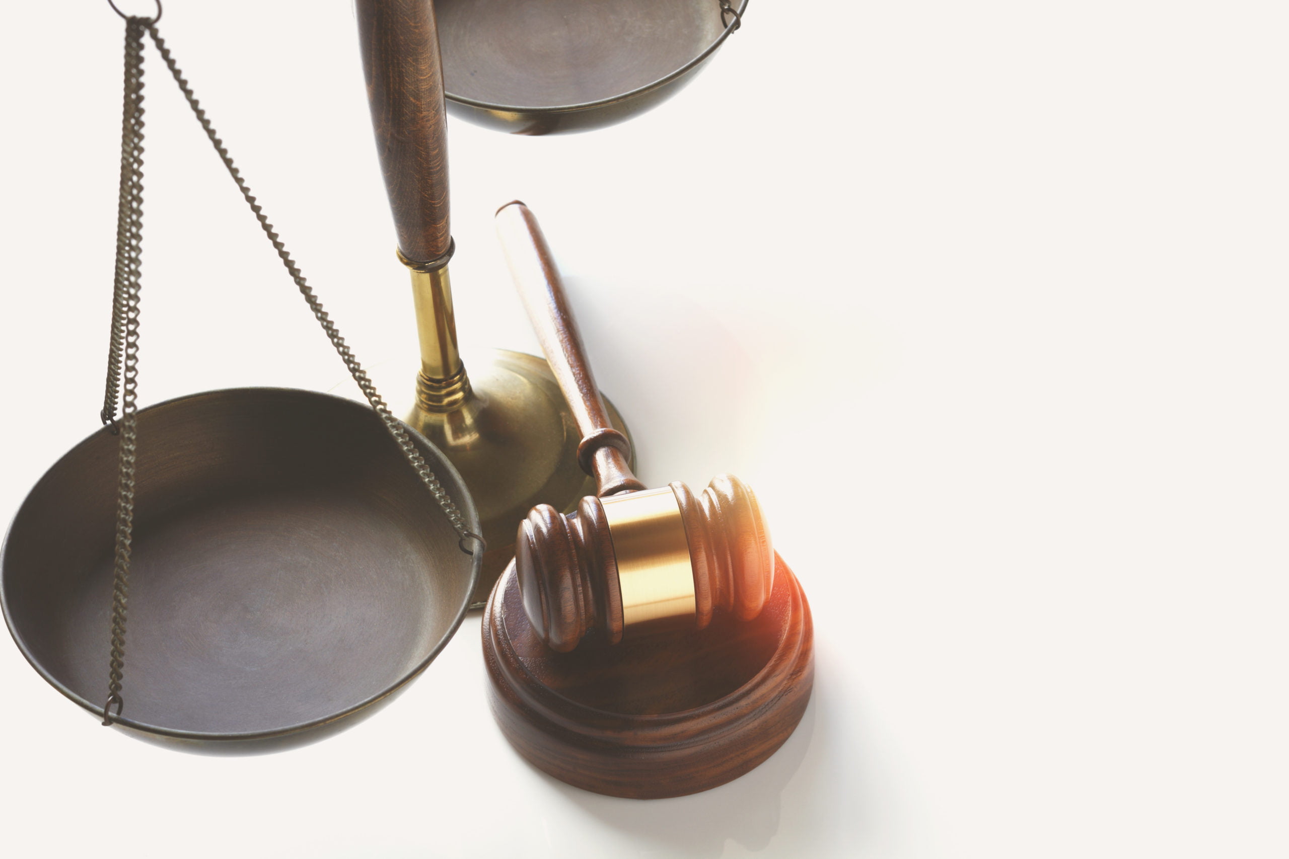 Justice Scale and Gavel